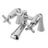 Tre Mercati Charleston Art Deco Pillar Bath Filler Tap - Chrome - 1403 -Cheap Traditional Taps Store 1403 PN