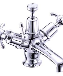 Burlington Anglesey Basin Mixer Tap with Ceramic Indice & Pop Up Waste - AN4