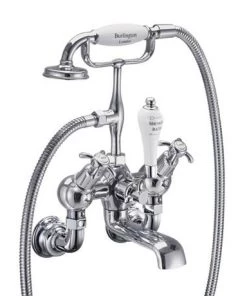 Burlington Anglesey Regent - Angled Wall Mounted Bath/Shower Mixer - ANR21