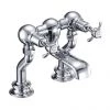 Burlington Anglesey Regent - Chrome Deck Mounted Bath Filler - ANR23