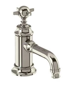 Arcade Monobloc Basin Mixer Tap - Nickel - Various Tap Head Options