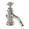Arcade Bidet Mixer with Pop-up Waste - Nickel - Various Tap Head Options