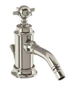 Arcade Bidet Mixer with Pop-up Waste - Nickel - Various Tap Head Options