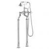 Hudson Reed Topaz Bath Shower Mixer with Extended Leg Set - Chrome