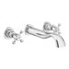 Chatsworth 1928 Traditional Wall Mounted Crosshead Basin Mixer Tap