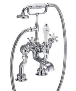 Burlington Birkenhead Regent - Deck Mounted Angled Bath/Shower Mixer - BIR19