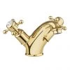 Crosswater Belgravia Unlacquered Brass Crosshead Basin Monobloc Tap - BL110DNQ 1 Crosswater Belgravia Unlacquered Brass Crosshead Basin Monobloc Tap - BL110DNQ -Cheap Traditional Taps Store BL110DNQ P