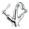 Crosswater - Belgravia Lever Highneck Monobloc Basin Mixer Tap with Pop-up Waste - BL112DPC_LV -Cheap Traditional Taps Store BL112DPC LV P