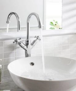 Crosswater - Belgravia Crosshead Tall Monobloc Basin Mixer Tap - Chrome - BL118DNC 9 Crosswater - Belgravia Crosshead Tall Monobloc Basin Mixer Tap - Chrome - BL118DNC -Cheap Traditional Taps Store BL118DNC D3 460