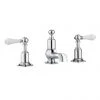Crosswater Belgravia Lever 3 Tap Hole Basin Mixer - BL130DNC_LV