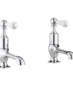 Crosswater - Belgravia Lever Long Nose Basin Taps - BL140DNC_LV