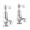 Crosswater - Belgravia Lever Cloakroom Basin Taps - BL150DNC_LV -Cheap Traditional Taps Store BL150DNC LV PN