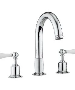 Crosswater - Belgravia Lever 3 Tap Hole Bath Mixer - BL330DC_LV