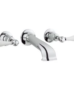 Crosswater - Belgravia Lever Wall Mounted Bath Spout with Stop Taps