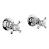 Crosswater - Belgravia Crosshead Wall Stop Taps - BL350WC -Cheap Traditional Taps Store BL350WC P
