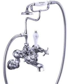 Burlington Anglesey Regent - Wall Mounted Bath/Shower Mixer - ANR17