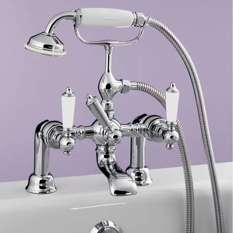Silverdale Berkeley Bath Shower Mixer Taps Chrome 4 Silverdale Berkeley Bath Shower Mixer Taps Chrome - Image 2