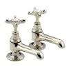 Bristan 1901 Traditional Basin Pillar Taps - Gold Plated - N-1/2-G-CD