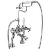Burlington Anglesey Regent - Chrome Deck Mounted Bath/Shower Mixer - ANR15 -Cheap Traditional Taps Store Burlington Anglesey Regent Chrome Deck Mounted Bath Shower Mixer ANR15 p