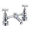 Burlington Birkenhead Regent Chrome 2 Tap Hole Bridge Basin Mixer with Plug and Chain - BIR10 -Cheap Traditional Taps Store Burlington Birkenhead Regent Chrome 2 Tap Hole Bridge Basin Mixer with Plug and Chain BIR10 p