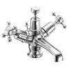 Burlington Claremont - Chrome Basin Mixer Tap with Pop Up Waste - CL4 -Cheap Traditional Taps Store Burlington Claremont Chrome Basin Mixer with Pop Up Waste p