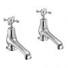 Burlington Claremont - Chrome Bath Taps - CL3