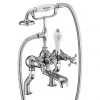 Burlington Claremont - Chrome Deck Mounted Bath/Shower Mixer - CL15 -Cheap Traditional Taps Store Burlington Claremont Chrome Deck Mounted Bath Shower Mixer CL15 p