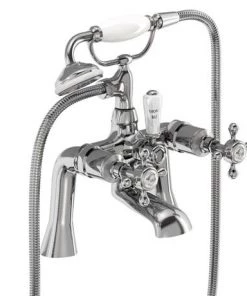 Burlington - Stafford Bath Deck Mounted Shower Mixer - STA14-QT