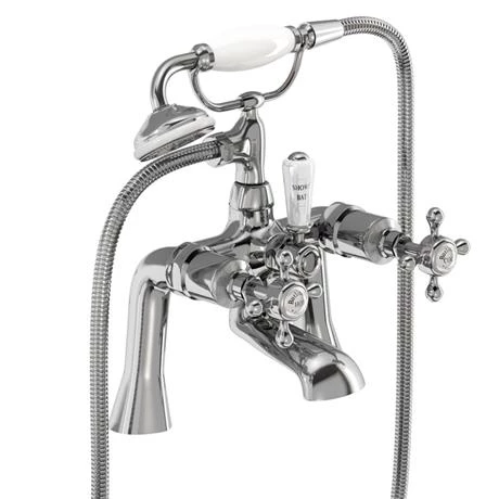 Burlington - Stafford Bath Deck Mounted Shower Mixer - STA14-QT 3 Burlington - Stafford Bath Deck Mounted Shower Mixer - STA14-QT
