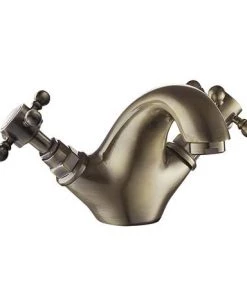 Chatsworth 1928 Antique Brass Traditional Crosshead Mono Basin Mixer Tap -Cheap Traditional Taps Store CHBMBRA d5 460