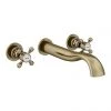 Chatsworth 1928 Antique Brass Wall Mounted Crosshead Bath Filler Tap -Cheap Traditional Taps Store CHWMBBRA prod