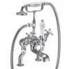 Burlington Claremont Angled Deck Mounted Bath/Shower Mixer - CL19