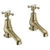 Burlington Gold Claremont Basin Taps 5"