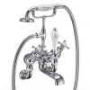 Burlington Claremont Angled Wall Mounted Bath/Shower Mixer - CL21 -Cheap Traditional Taps Store CL21 n p