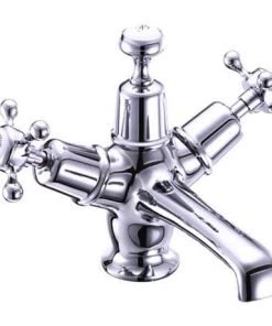 Burlington Claremont Basin Mixer Tap with Click Clack Waste - CL6