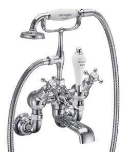 Burlington Claremont Regent - Angled Wall Mounted Bath/Shower Mixer - CLR21