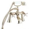 Deva Coronation Pillar Mounted Bath Shower Mixer - Gold -Cheap Traditional Taps Store CR23 501 PN