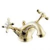Deva Coronation Mono Basin Mixer Tap with Pop Up Waste - Gold -Cheap Traditional Taps Store CR24501 PN