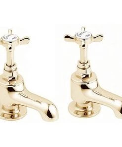 Deva Coronation Bath Taps - Gold