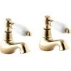 Deva Georgian Basin Taps - Gold