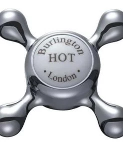 Burlington Claremont Angled Bath Shower Mixer with Slide Rail & Soap Basket - H230-CL -Cheap Traditional Taps Store H230 CL d1 375