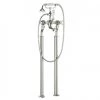 Crosswater - Belgravia Crosshead Floor Mounted Freestanding Bath Shower Mixer - Nickel