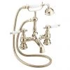 Heritage - Glastonbury Bath Shower Mixer - Vintage Gold - TGRG02 -Cheap Traditional Taps Store Heritage Glastonbury Bath Shower Mixer Vintage Gold TGRG02 n p
