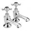 Hudson Reed Topaz Black Bath Taps - Chrome - BC402HX -Cheap Traditional Taps Store Hudson Reed Topaz Black Bath Taps Chrome BC402HX prod