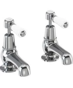 Burlington Kensington - Chrome Basin Taps 3" - KE1