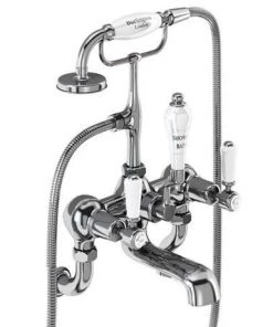 Burlington Kensington - Chrome Wall Mounted Bath/Shower Mixer - KE17