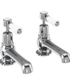 Burlington Kensington - Chrome Basin Taps 5" - KE2