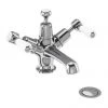 Burlington Kensington - Chrome Basin Mixer with Click-Clack Waste - KE6 -Cheap Traditional Taps Store KE6 p