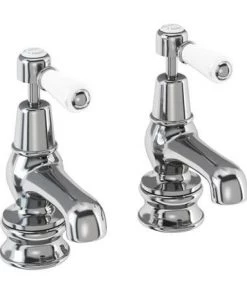 Burlington Kensington Regent - Chrome Basin Taps 3" - KER1