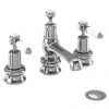 Burlington Kensington Regent - 3 Tap Hole Basin Mixer w/ Pop Up Waste - KER12